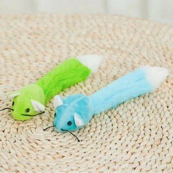 Мышь плюшевая с большим" Хрустящим" хвостом 22*5,5см  фото, цены, купить