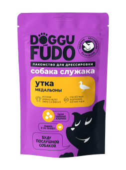 Лакомство Doggufūdo Медальоны из Утки  80г фото, цены, купить