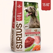 SIRIUS для взрослых собак всех пород Мясной рацион 15кг фото, цены, купить