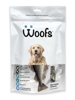 Рыбные лакомства WOOFS сушеное 100г фото, цены, купить