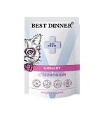 Best Dinner Exclusive Vet Profi Urinary кусочки в соусе с телятиной для взрослых кошек при МКБ 85г фото, цены, купить