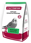 Счастливчик Корм для волнистых попугаев зерносмесь "Морская капуста" 350г фото, цены, купить