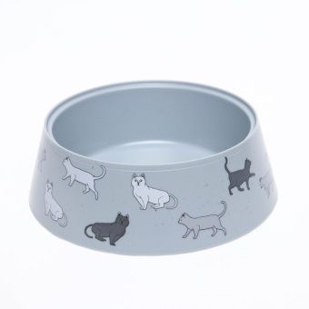 Миска "Cats" 0,3л серый фото, цены, купить