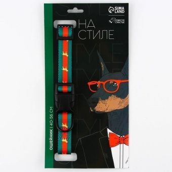 Ошейник "На стиле", застёжка-фастекс 2,5*40-55см фото, цены, купить