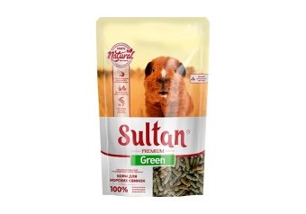 Султан Green Корм для морских свинок 650г  фото, цены, купить