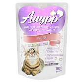 Амурр пауч 100г кусочки ягненка в желе для кошек  фото, цены, купить