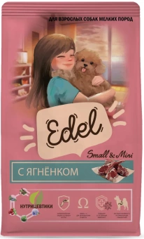 Edel Mini Lamb сухой корм для собак малых пород с ягненком 10кг фото, цены, купить