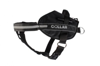 Шлея Collar для собак "POLICE" Черная нейлон фото, цены, купить