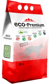 Наполнитель ECO Premium Зеленый чай древесный, 20л-7,6кг фото, цены, купить