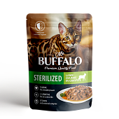 Mr.Buffalo пауч для стерилизованных кошек STERILIZED Соус Ягнёнок 85г фото, цены, купить