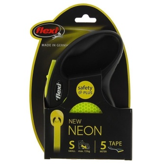 Рулетка Flexi NEON 1(S) 5м Лента до 15кг фото, цены, купить