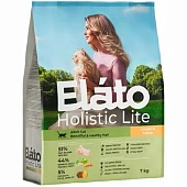 ELATO Holistic Lite курица, индейка для стерилизованныхых кошек 7кг