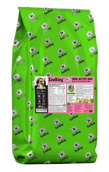 ZooRing Mini Active Dog  Мясо молодых бычков, рис для собак мини пород 20кг фото, цены, купить