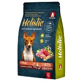 Zoogurman Holistic утка с рисом и клюквой для собак мелких и средних пород 1,5кг  фото, цены, купить