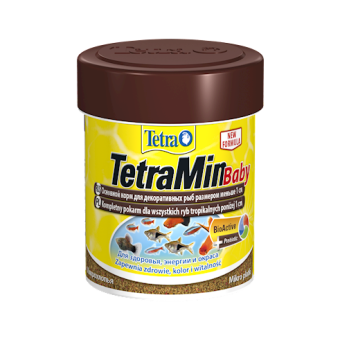 Tetra MIN BABY (микрохлопья)  66мл для мальков (до 1см длиной) фото, цены, купить
