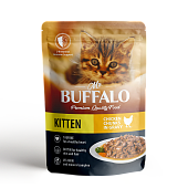 Mr.Buffalo пауч для котят в соусе Нежный Цыплёнок 85г фото, цены, купить