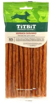 TiTBiT Золотая Коллекция Колбаса Сальчино 120 г фото, цены, купить