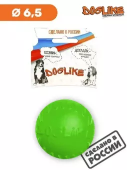 Мяч DogLike 6см Малый Зелёный фото, цены, купить