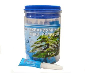 Аквариумный клей гелевый 25*5г (банка) (Glue25) фото, цены, купить