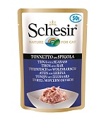 SCHESIR пауч 50г с тунцом,морским окунем для кошек