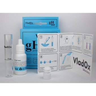  VladOx ТЕСТ gH  1oGH для измерения общей жёсткости фото, цены, купить