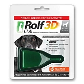 ROLF Club 3D (Рольф клуб) для собак более 40кг (1 пипетка)  фото, цены, купить