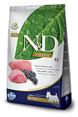 Farmina N&D ADULT MINI Lamb&Blueberry ягненок, черника для собак мини пород 2,5кг фото, цены, купить