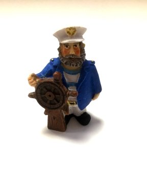  Декорация "Капитан Смит у штурвала" 6*4*9см (PE259L) фото, цены, купить
