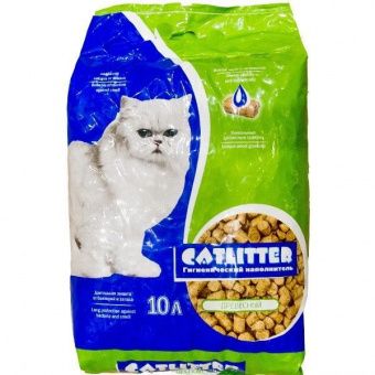 Наполнитель CAT LITTER 10л древесные гранулы  фото, цены, купить