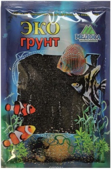 Грунт Медоса 1кг 0,5-1мм Песок чёрный  фото, цены, купить