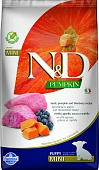 Farmina N&D PUPPY MINI Lamb&Blueberry PUMPKIN ягненок, черника, тыква, для щенков мини пород 800г фото, цены, купить