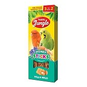 Happy Jungle лакомства для птиц Мёд и Яйцо (3палочки) 90г