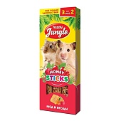 Happy Jungle лакомства для мелких грызунов Мёд и Ягоды (3палочки) 90г  фото, цены, купить