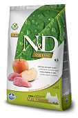 Farmina N&D Mini Boar&Apple кабан, яблоко для мини пород 800г