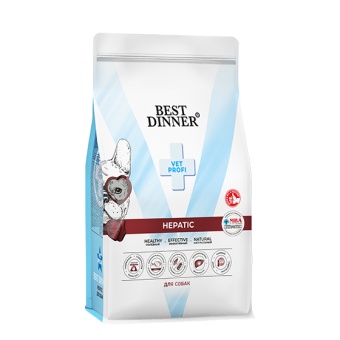 Best Dinner Vet Profi Hepatic при заболеваниях печени для собак всех пород 2кг фото, цены, купить