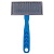 Пуходерка DeLight металл М с синей ручкой  фото, цены, купить