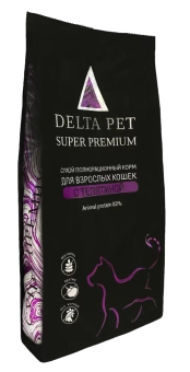 DELTA PET Cat для взрослых кошек с телятиной 400 г фото, цены, купить