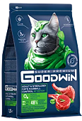 GOODWIN для стерил. кошек и кастр. котов, для вывода шерсти, с ягнёнком 1,5кг фото, цены, купить