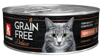 Зоогурман консервы GRAIN FREE 100г с перепелкой для кошек фото, цены, купить