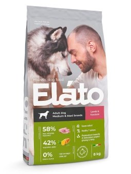 Elato Holistic с ягненком и олениной для средних и крупных пород собак 8кг фото, цены, купить