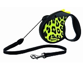Рулетка Flexi SAFARI Leopard 5м 2(M) Трос до 20кг в Симферополе