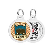 Адресник Collar WAUDOG "Бэтмен винтаж" 25 мм  фото, цены, купить