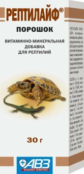 добавка для рептилий Рептилайф порошок 30г фото, цены, купить