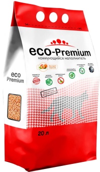 Наполнитель ECO Premium Персик древесный, 20л-7,6кг фото, цены, купить