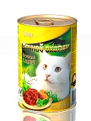 Ночной Охотник консервы паштет 415г с курицей для кошек фото, цены, купить