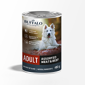 Mr.Buffalo консервы для  собак  Мясное Ассорти с Говядиной 400г фото, цены, купить