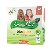 БиоОшейник от клещей и насекомых GreenFort NEO, для средних собак, 65 см фото, цены, купить