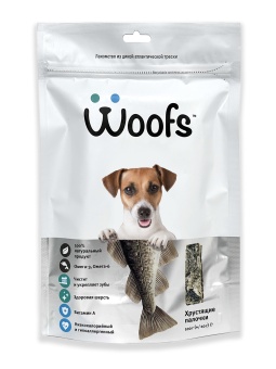 Рыбные лакомства WOOFS сушеное 100г фото, цены, купить