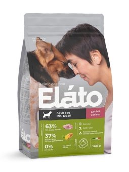 Elato Holistic с ягненком и олениной для мелких пород собак 500г фото, цены, купить