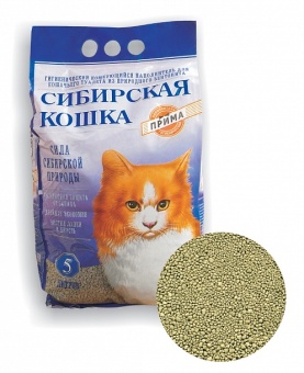 Сибирская Кошка "Прима" 5л (комкующийся) фото, цены, купить